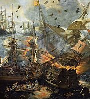 A l�abordage ou au canon : les batailles navales de l��poque moderne