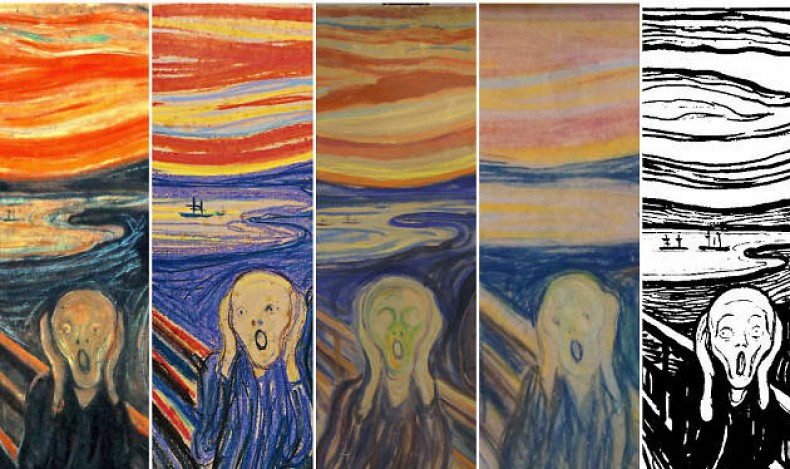 L’abîme noir du cri en peinture