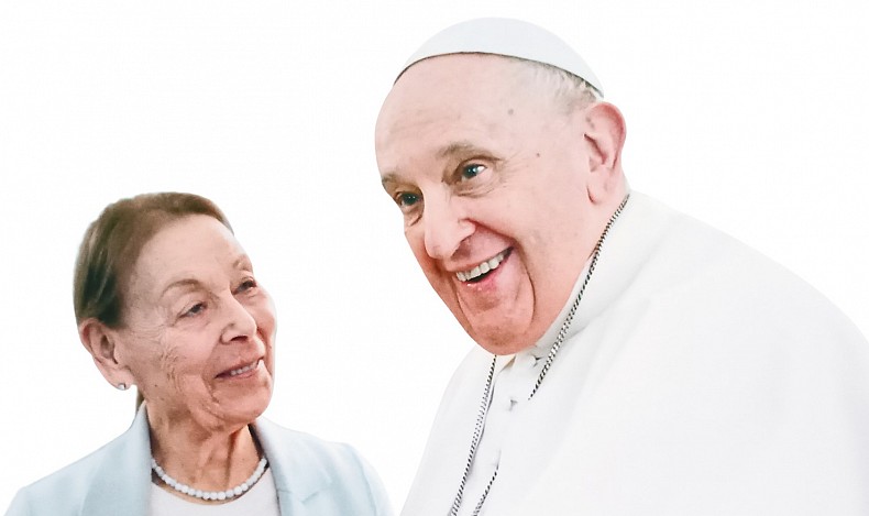 Quand le pape François médite avec la rescapée Edith Bruck