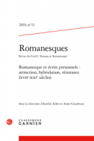 Le romanesque et ses enjeux