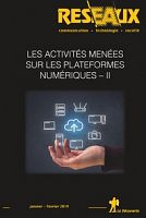 Les activités menées sur les plateformes numériques - II