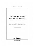 La poésie, un choix esthétique de Friedrich Nietzsche