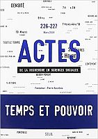 Le pouvoir et la vie sociale sont question de temps