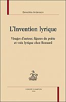 La voix lyrique de Ronsard