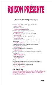 De l’international et de la traduction