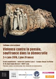 Violence contre la pense, souffrance dans la dmocratie