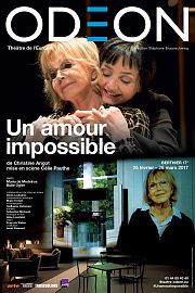 THTRE   Un Amour impossible  de Christine Angot