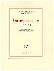 Gallimard et Paulhan : correspondance