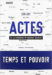 Le pouvoir et la vie sociale sont question de temps